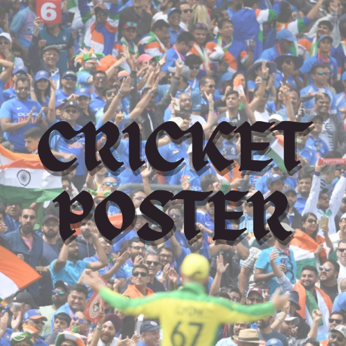 Cricketer Posters