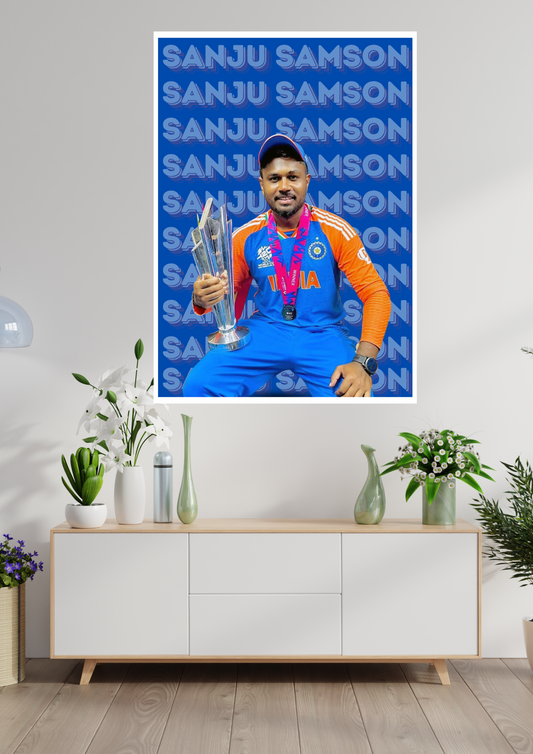 SANJU SAMSON WC POSTER