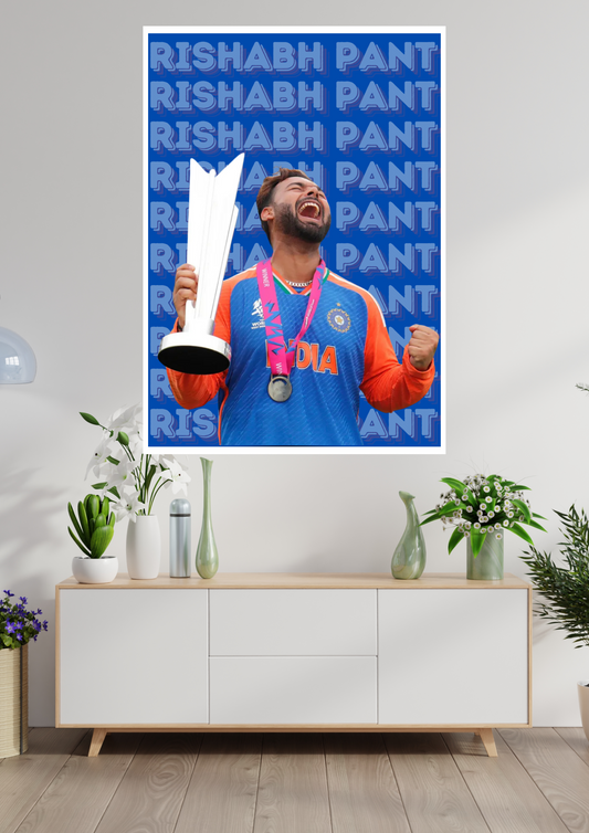Rishabh Pant WC Poster
