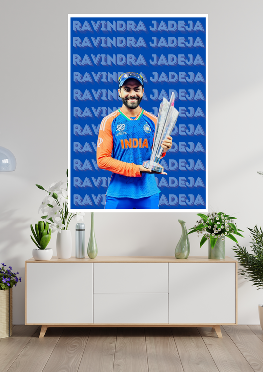 Ravindra Jadeja WC Poster