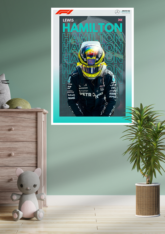 Lewis Hamilton Poster