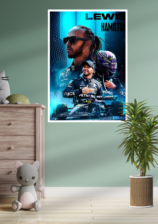 Lewis Hamilton Poster