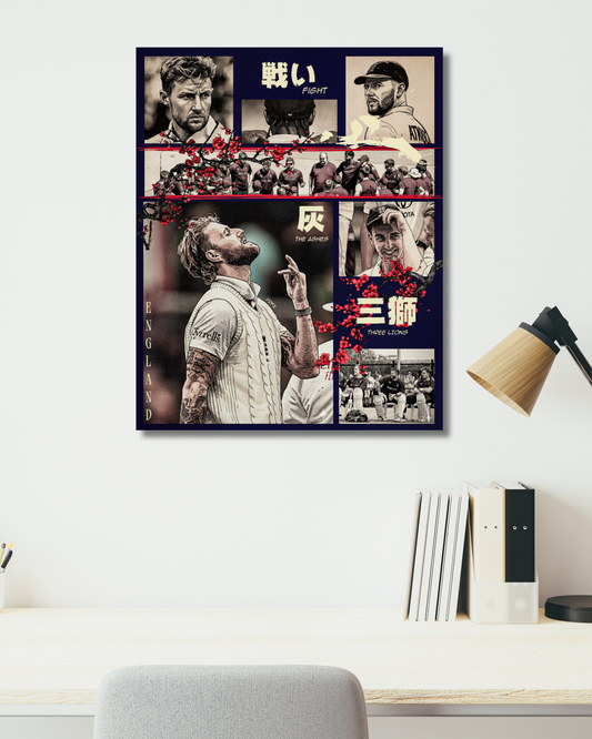 England Cricket – Samurai Edition Poster