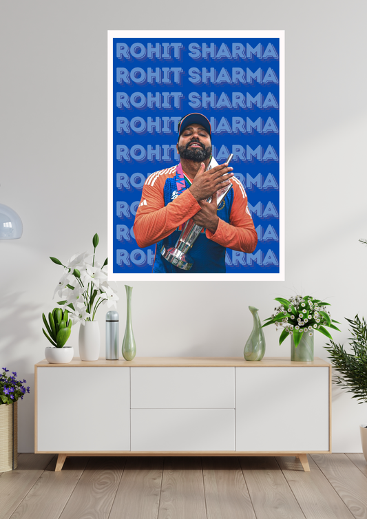 ROHIT SHARMA WC POSTER