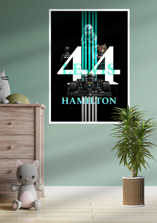 Lewis Hamilton Poster